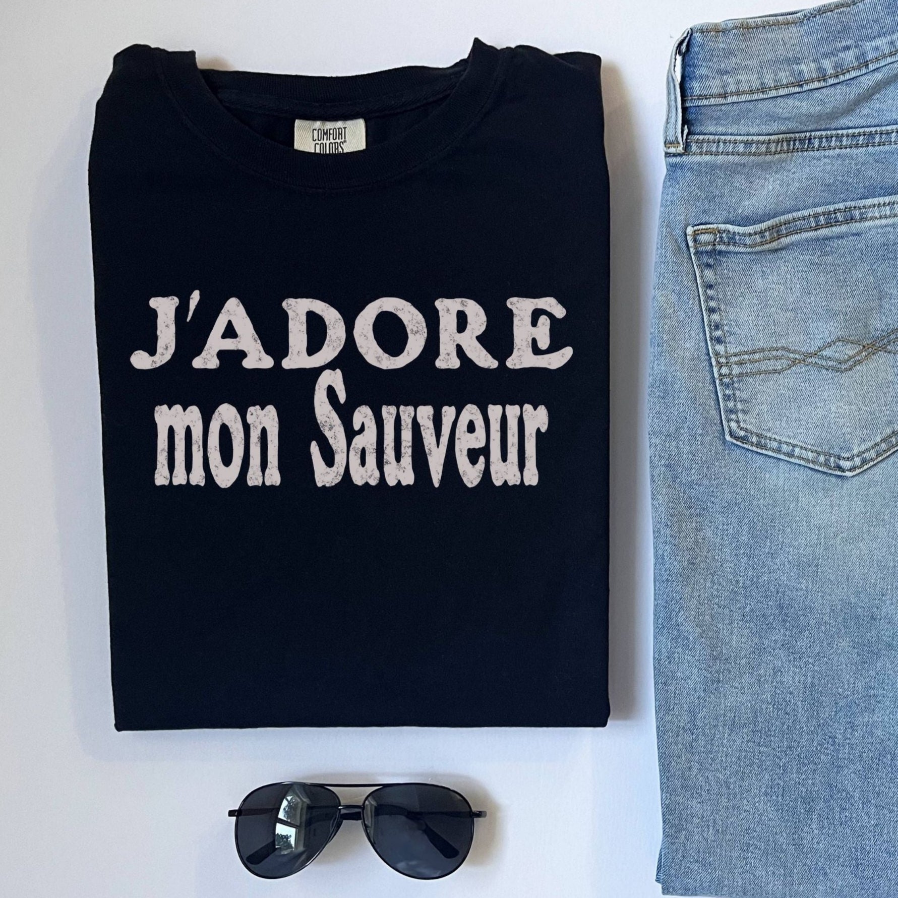 J'adore mon Sauveur (I adore my Savior) T-Shirt
