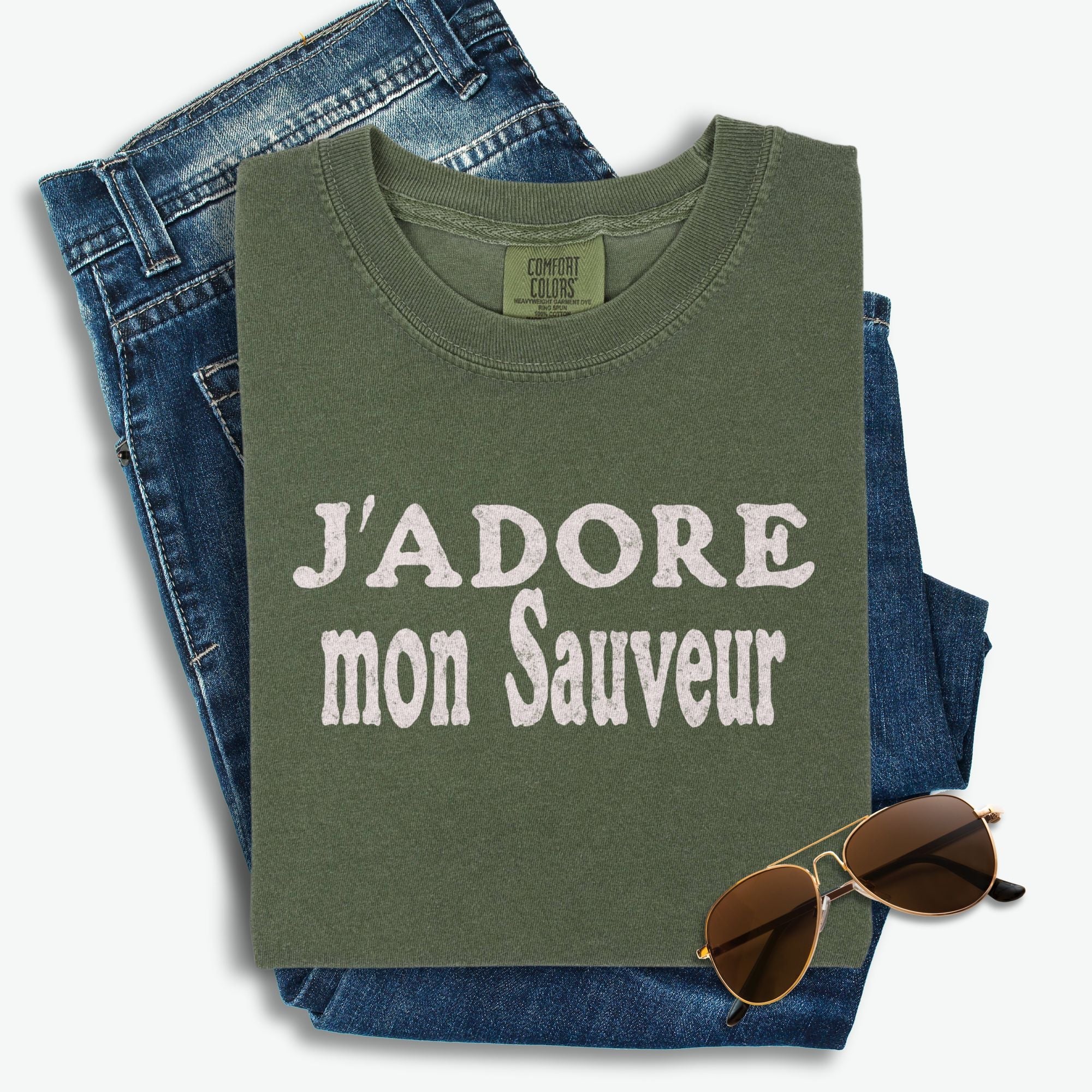 J'adore mon Sauveur (I adore my Savior) T-Shirt