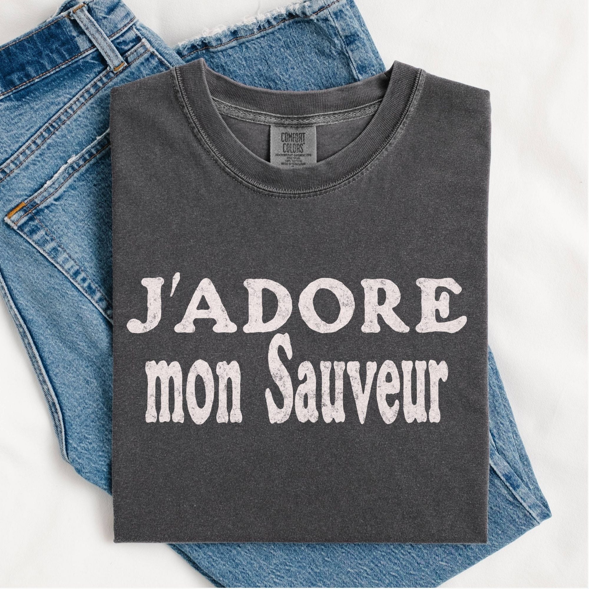 J'adore mon Sauveur (I adore my Savior) T-Shirt