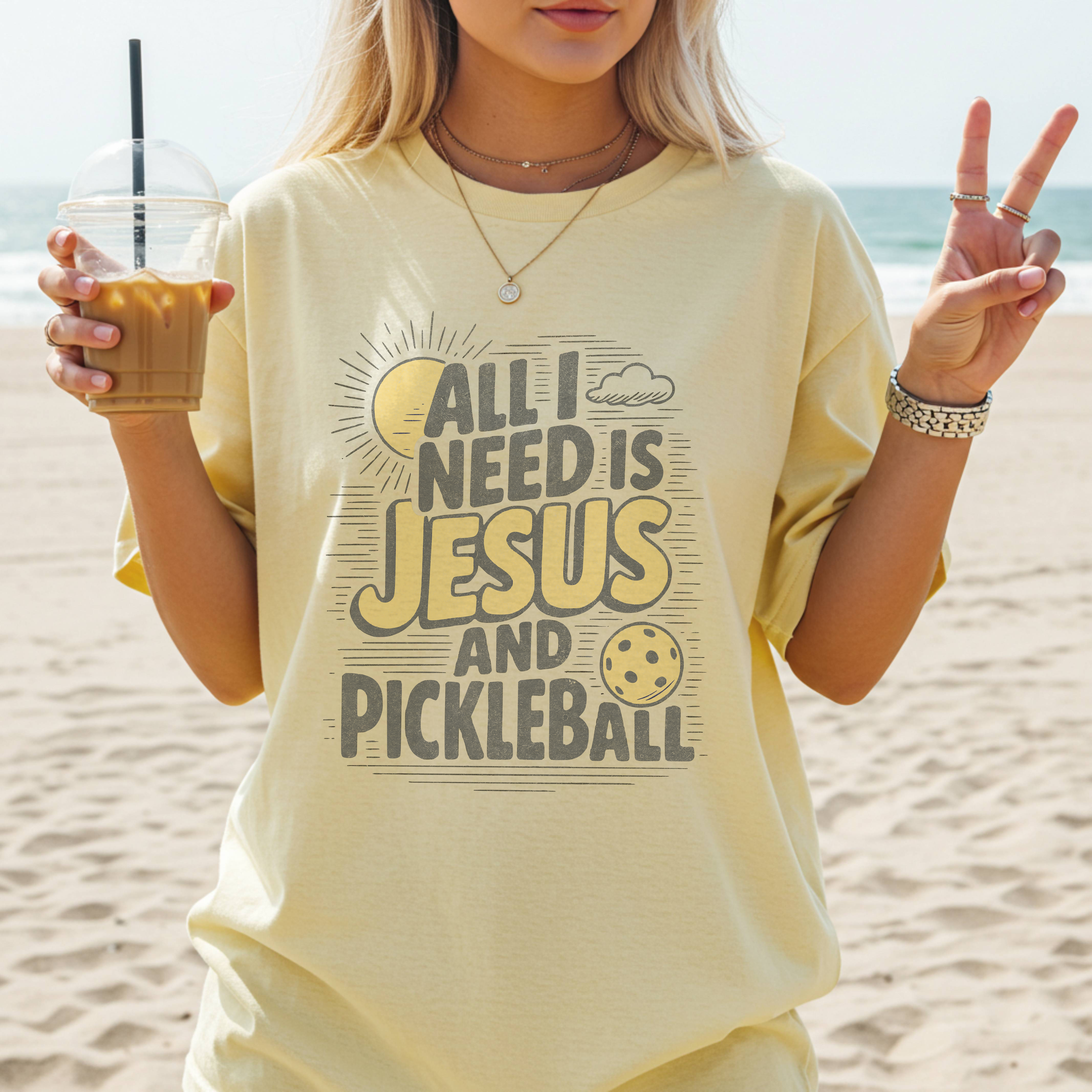 Jesus and Pickleball T-shirt