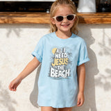 All I Need Is Jesus and the Beach Youth T-Shirt