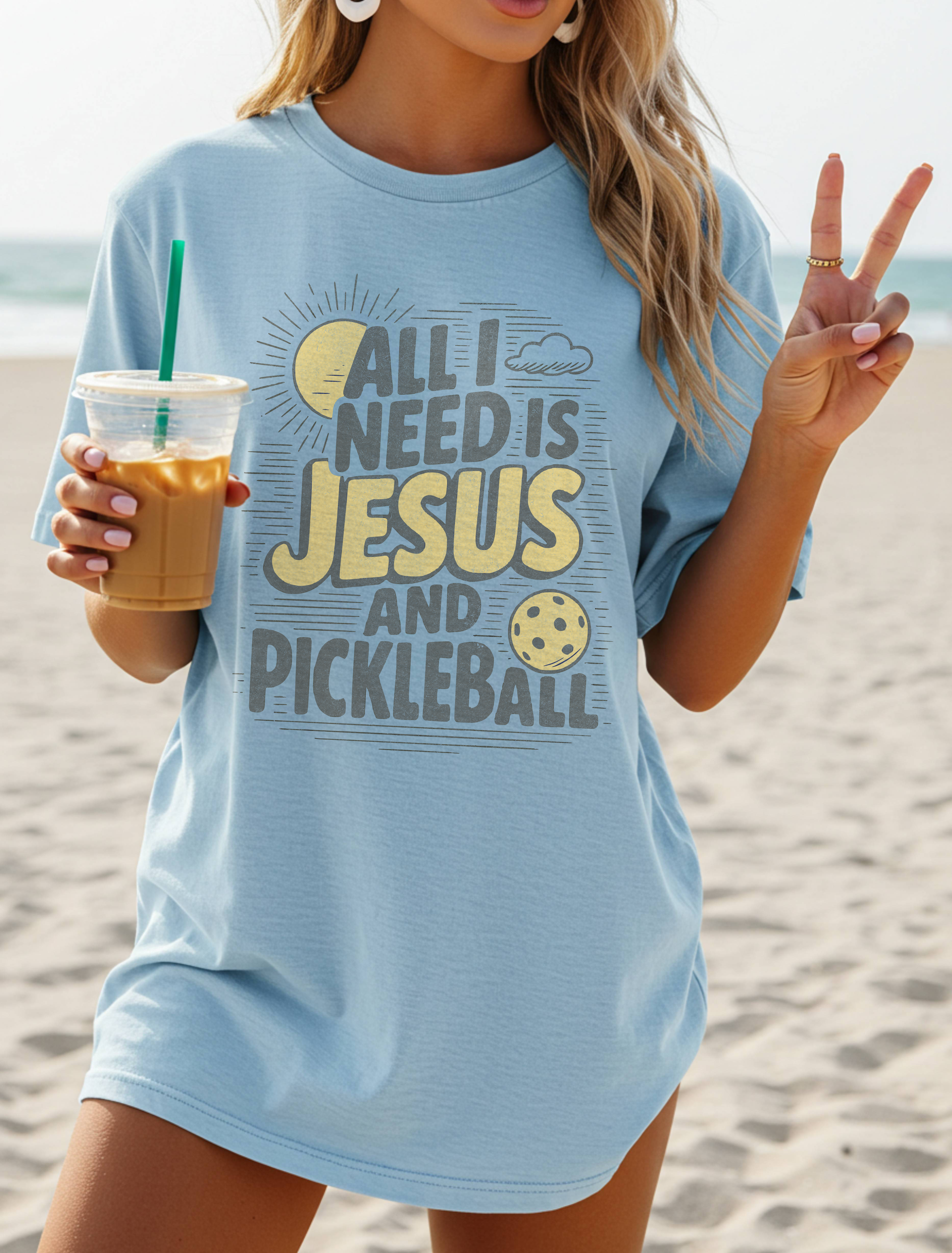 Jesus and Pickleball T-shirt
