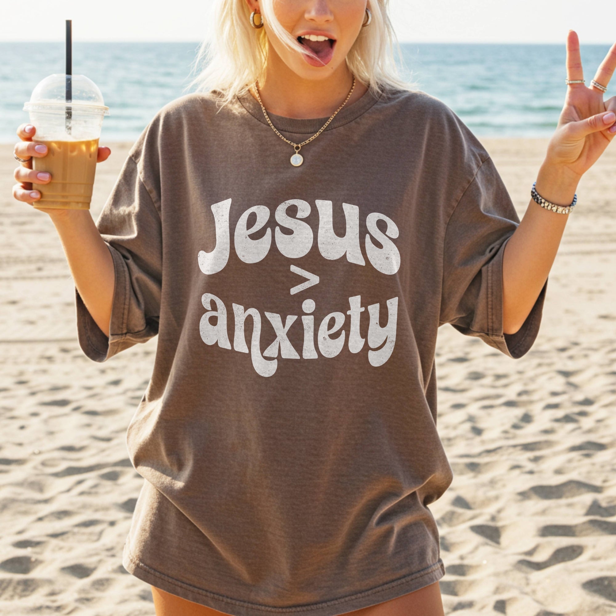 Jesus is Greater Than Anxiety T-Shirt