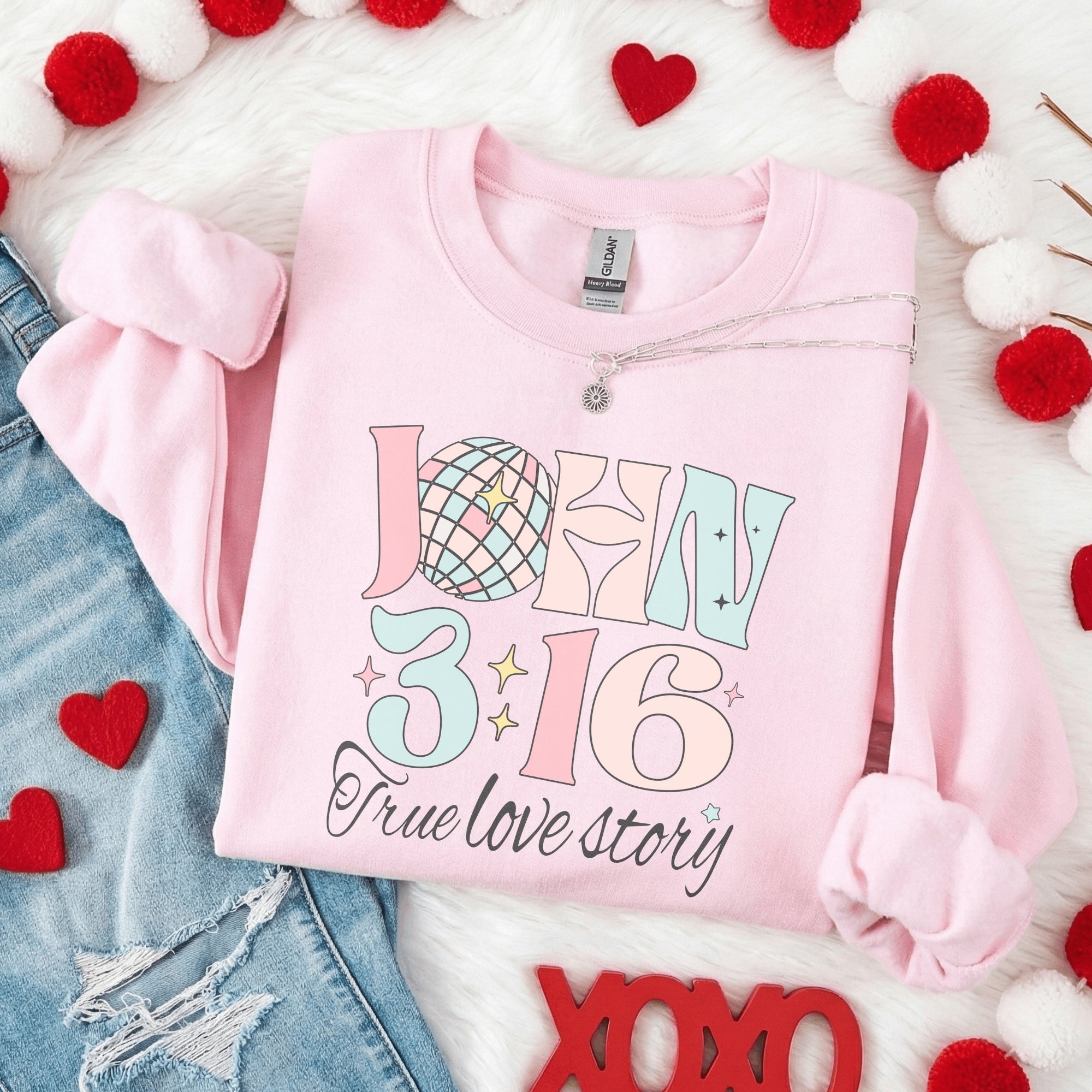 John 3:16 True Love Story Sweatshirt