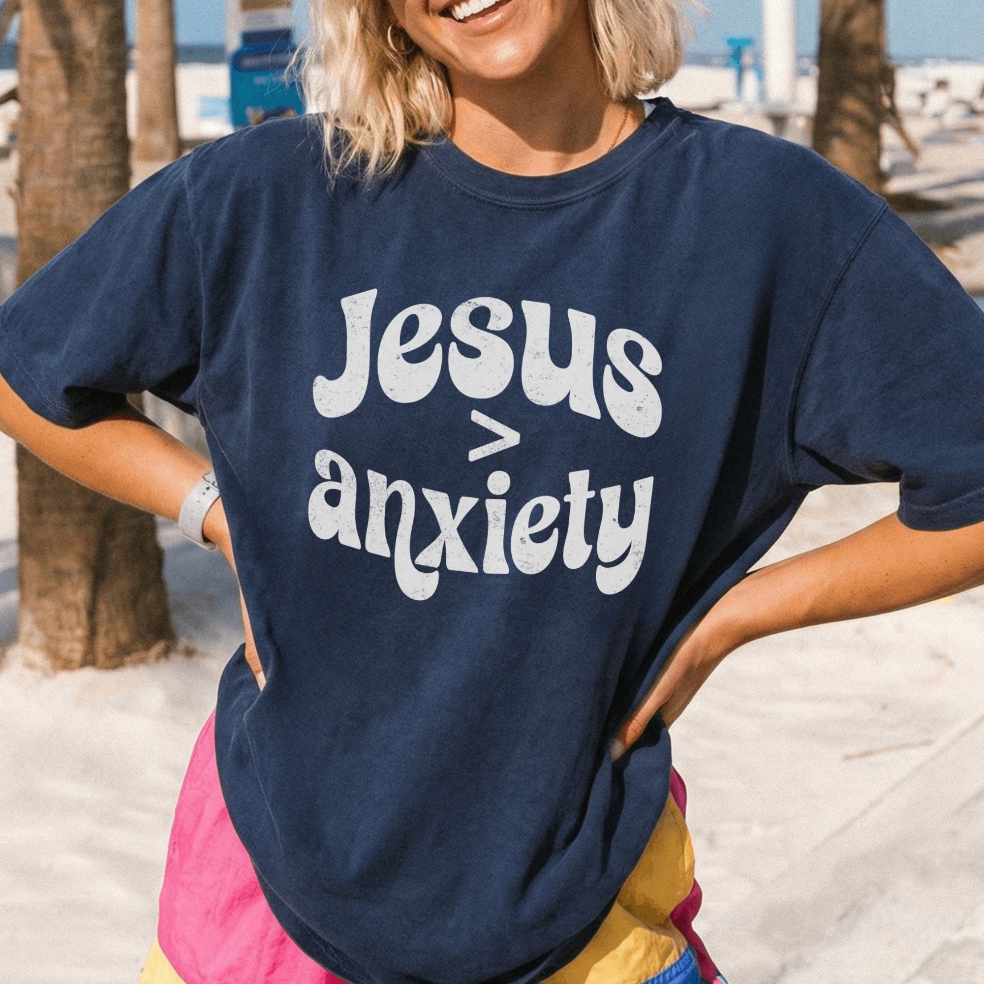 Jesus is Greater Than Anxiety T-Shirt