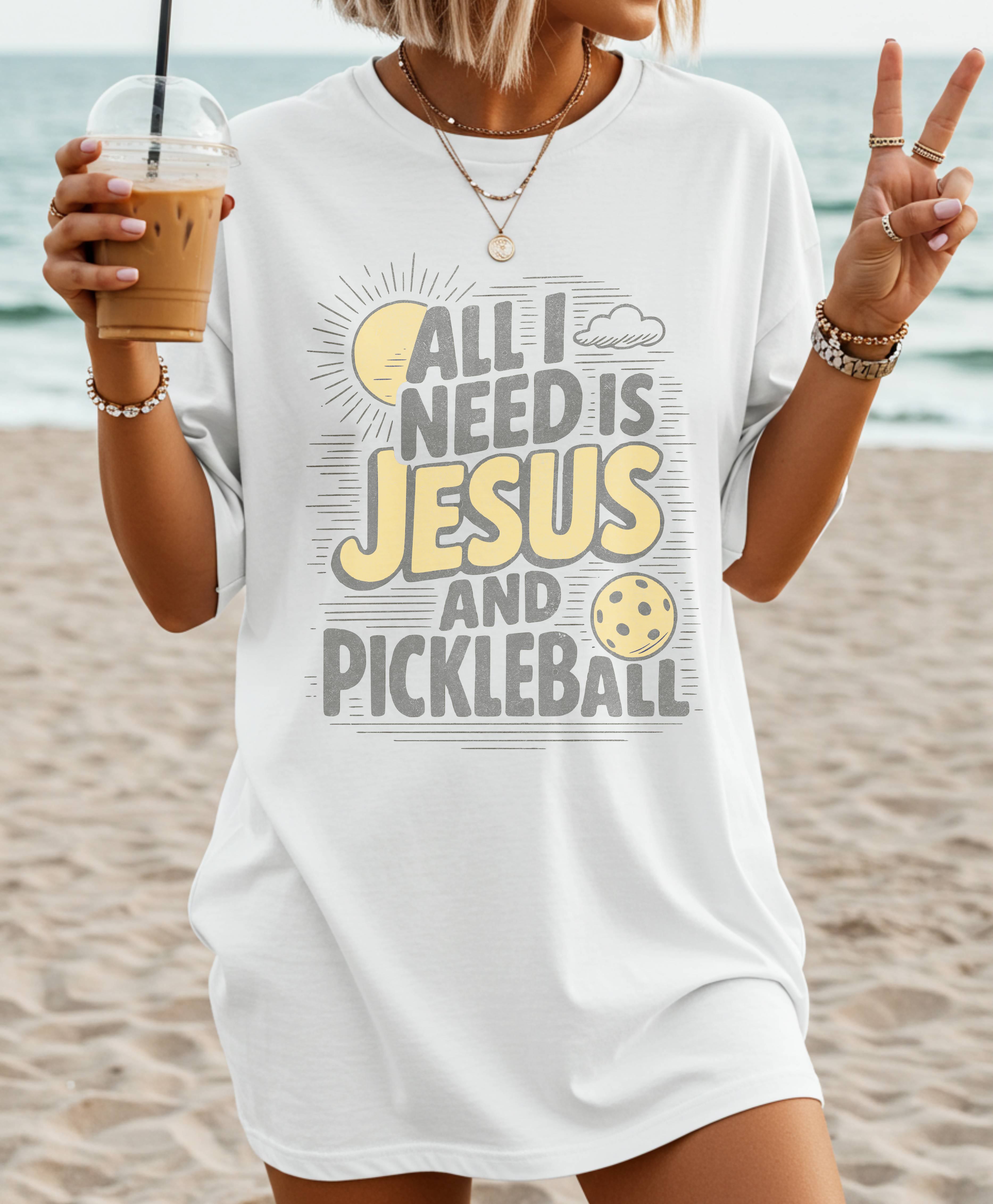 Jesus and Pickleball T-shirt