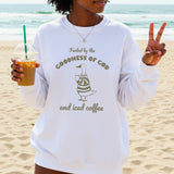 Fueled by the Goodness of God and Iced Coffee Sweatshirt